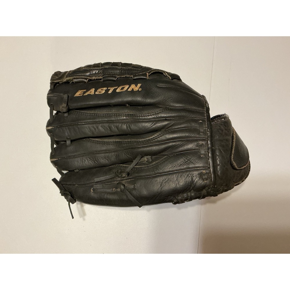 Easton MWC 115 Pro Pattern 11.5" Baseball Glove Black Leather RHT Basket Web